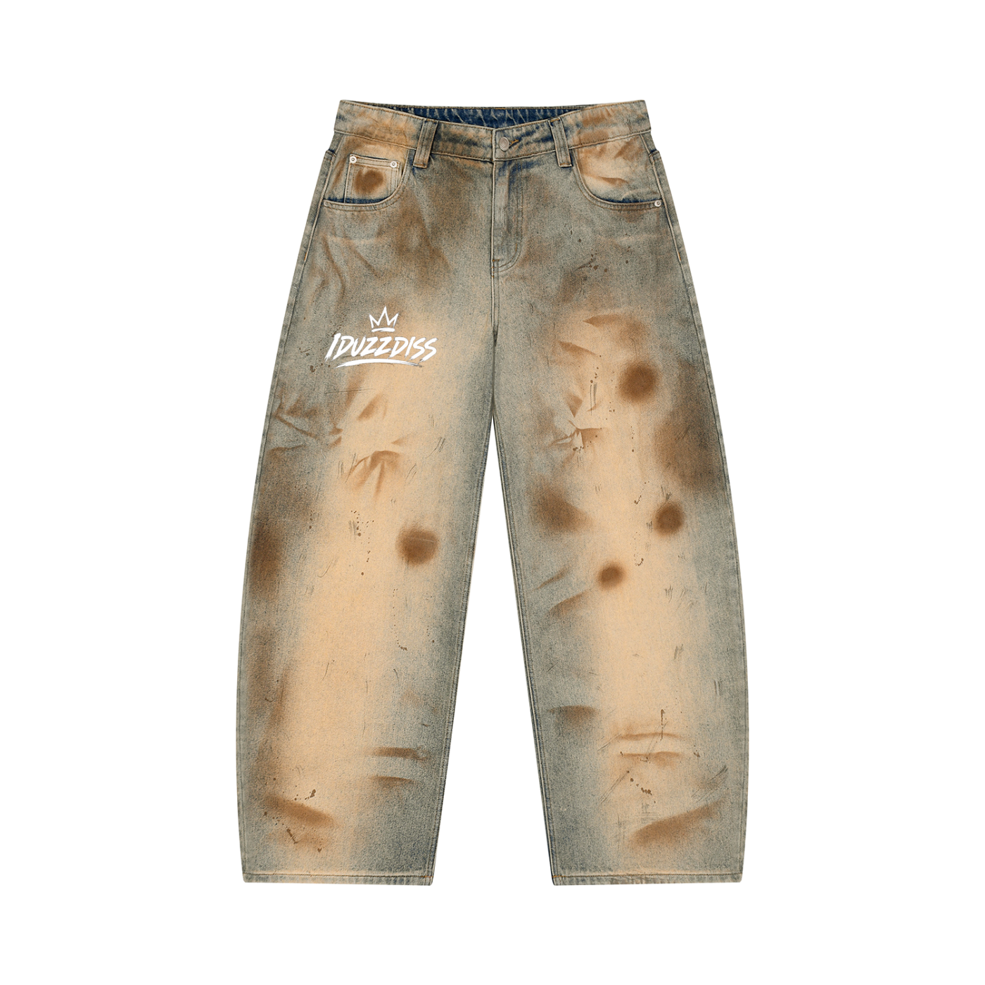 Men’s Vintage Wash Barrel Leg Jeans