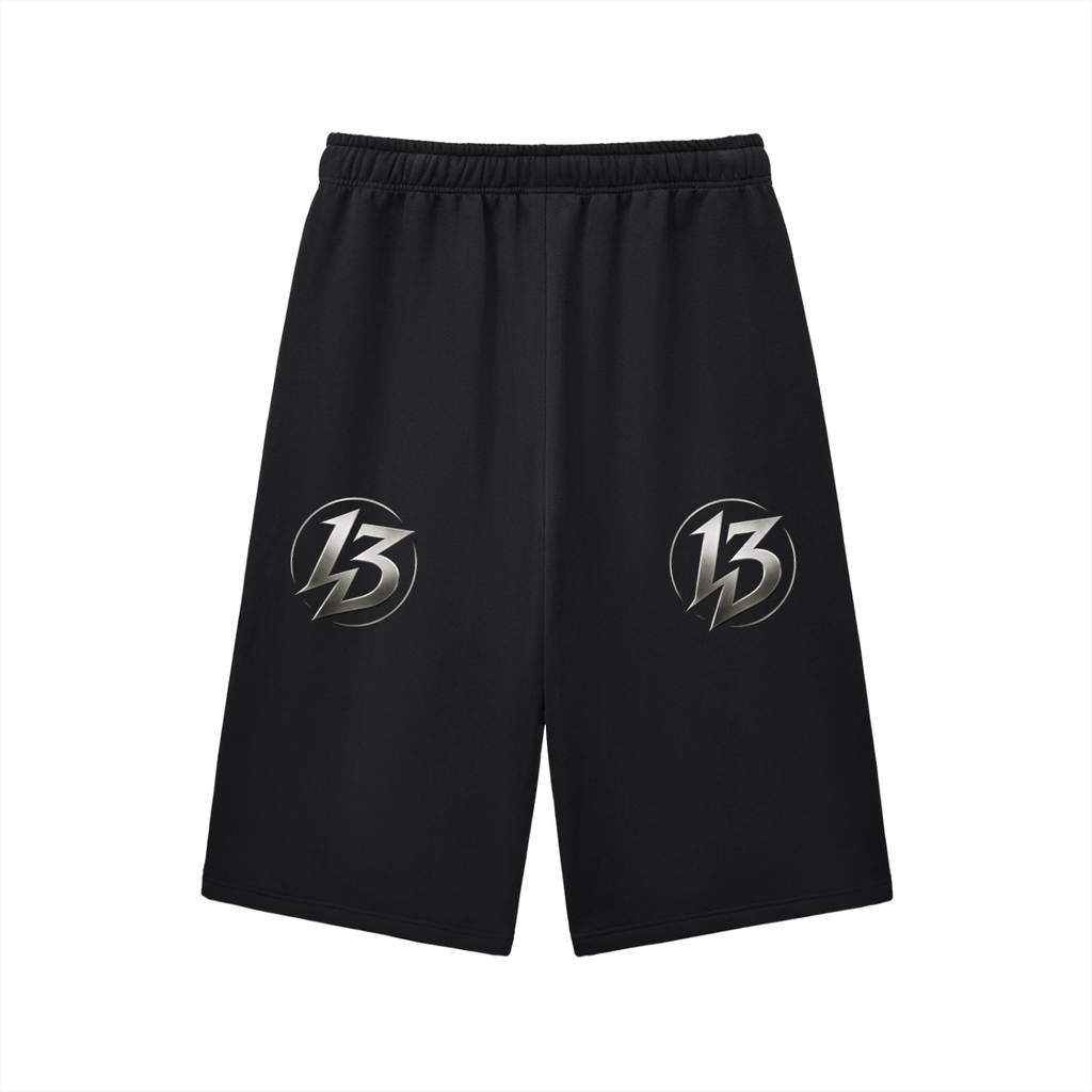 Relaxed Drawstring Three-quarter Sweatpants