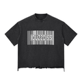 Snow Wash Raw-Hem Boxy T-shirt